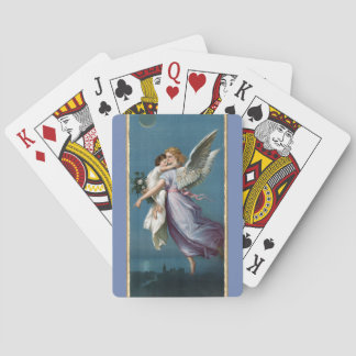 Beautiful Guardian Angel Painting Playing Cards