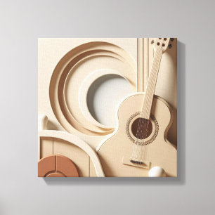 Beautiful Guitar  Canvas Print
