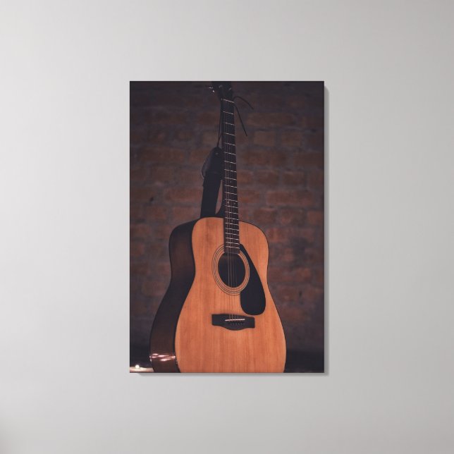 Beautiful Guitar Canvas Print (Front)