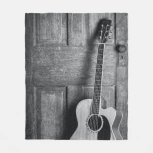 Beautiful Guitar Fleece Blanket