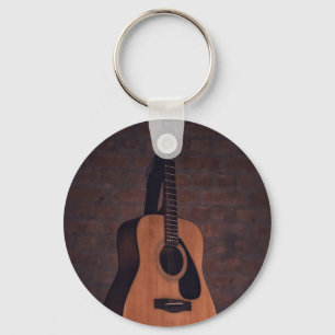 Beautiful Guitar Keychain