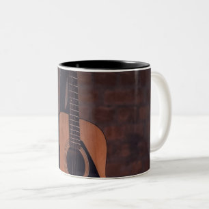 Beautiful Guitar Two-Tone Coffee Mug