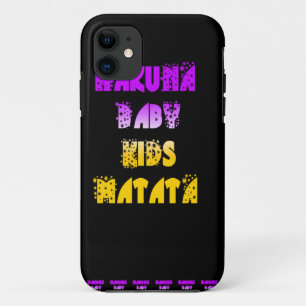 Beautiful Hakuna Matata Art Print iPhone 11 Case