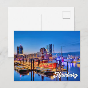 Beautiful Hamburg, Germany Postcard