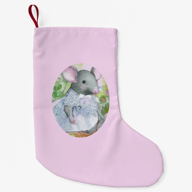 Beautiful hamster Christmas Stocking (Front)