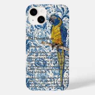 Beautiful Hand-Painted Endangered Macaw Case-Mate iPhone 14 Case