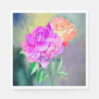Beautiful hand painted roses for special occasion