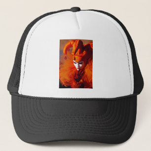 Beautiful Harlequin Trucker Hat