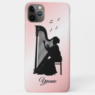 Beautiful Harp Player Personalized iPhone 11 Pro Max Case