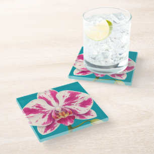 Beautiful hawaii art glass coaster