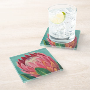 Beautiful hawaii art glass coaster