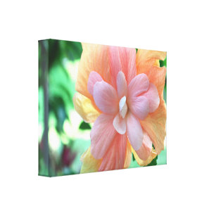 Beautiful Hawaiian Hibiscus Flower Canvas Print