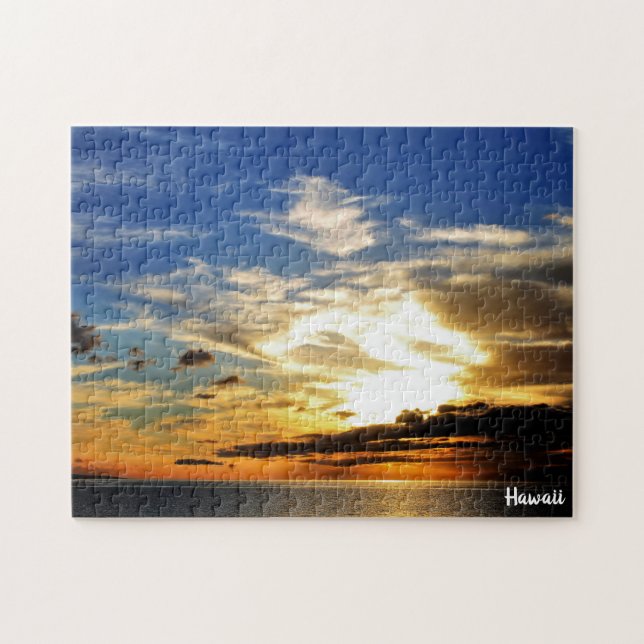 Beautiful Hawaiian Sunset Jigsaw Puzzle (Horizontal)