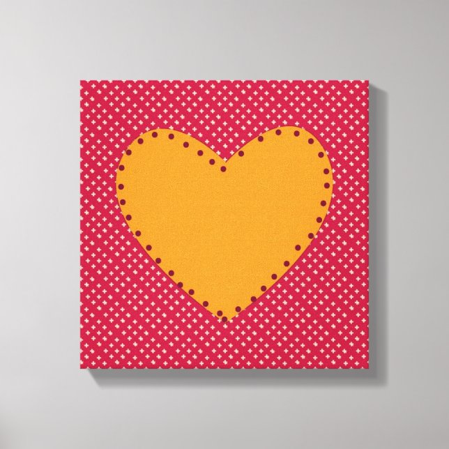 Beautiful Heart Canvas Print (Front)