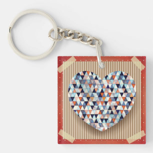 Beautiful Heart Keychain