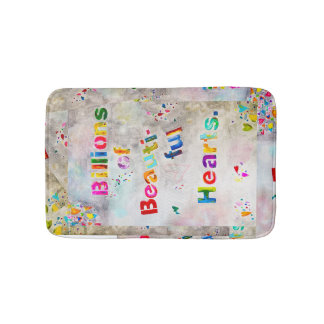 Beautiful Hearts Bath Mat