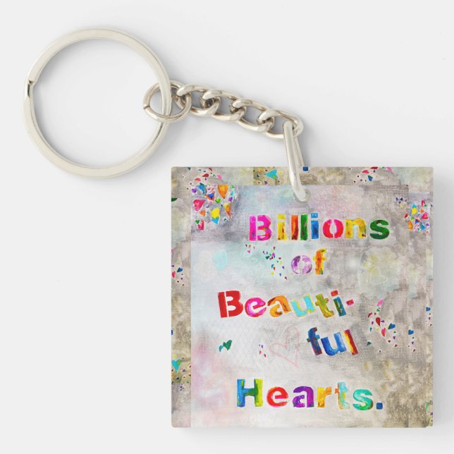 Beautiful Hearts Keychain (Front)