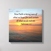 BEAUTIFUL HEBREWS 11:1 SUNRISE DESIGN
