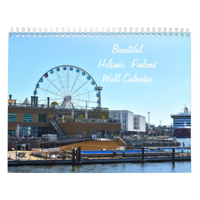 Beautiful Helsinki Finland Wall Calendar (Cover)