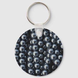 Beautiful Hematite beads on strings Keychain