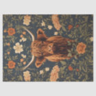 Beautiful Highland Cow Vintage Floral