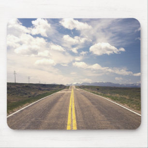 Beautiful highway scenery mouse pad