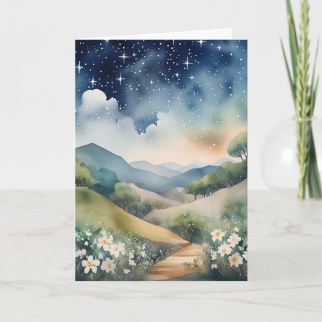 Beautiful Hills 1 Card (Front)