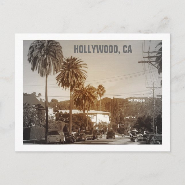 Beautiful Hollywood Postcard! Postcard (Front)