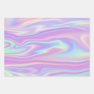 Beautiful Holographic Wrapping Paper 