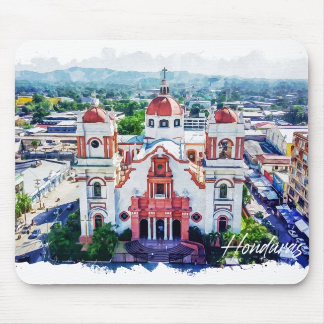 Beautiful Honduras Panorama View  Mouse Pad (Front)