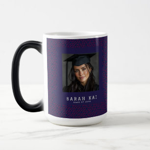 Beautiful Honeycomb Print Grandson Graduation Magic Mug