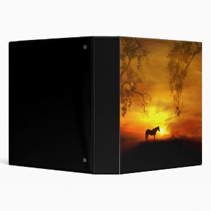 Beautiful Horse 3 Ring Binder Notebook
