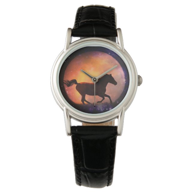 Beautiful Horse and Moon Watch (Front)
