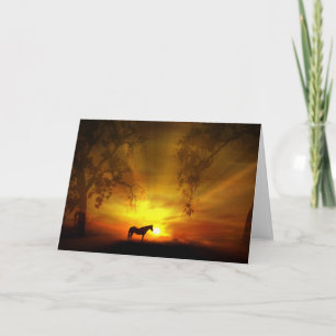 Beautiful Horse Birthday Card