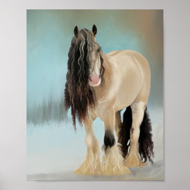 Beautiful Horse Decoupage Print (Front)