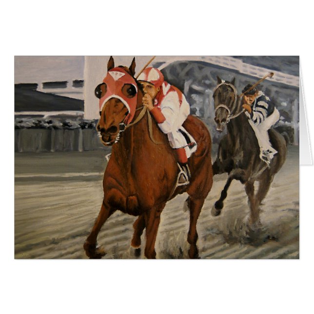 Beautiful Horse Delights Owners in Classic Race (Front Horizontal)