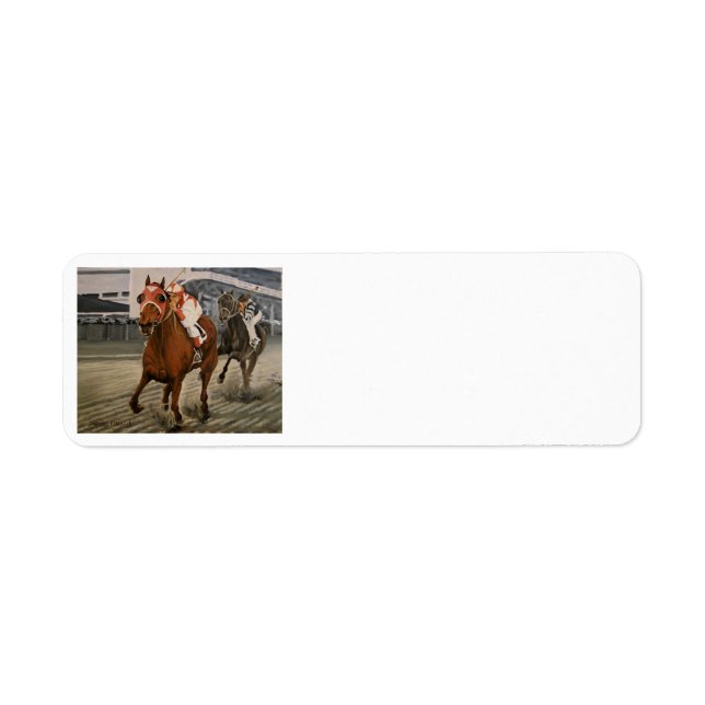 Beautiful Horse Delights Owners in Classic Race (Front)
