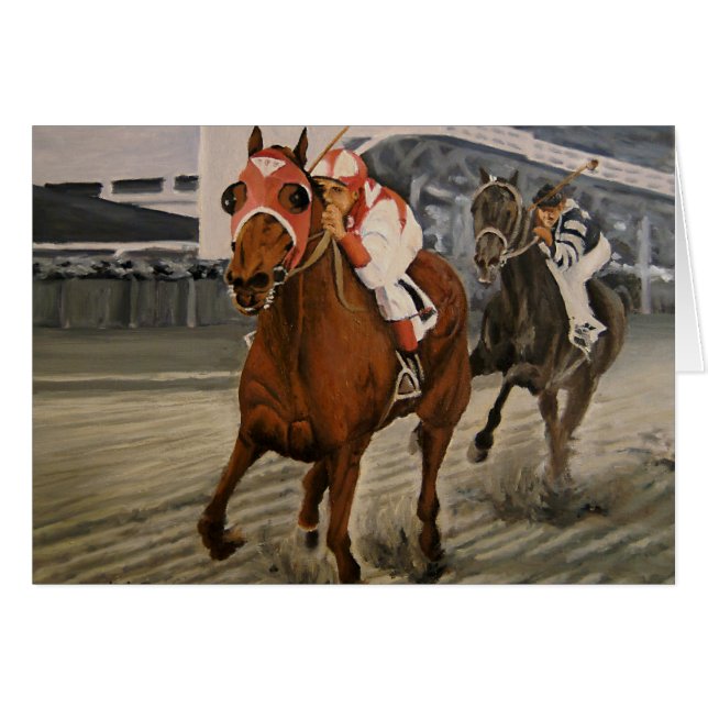 Beautiful Horse Delights Owners in Classic Race (Front Horizontal)