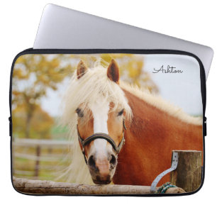 Beautiful Horse Personalized Laptop Sleeve