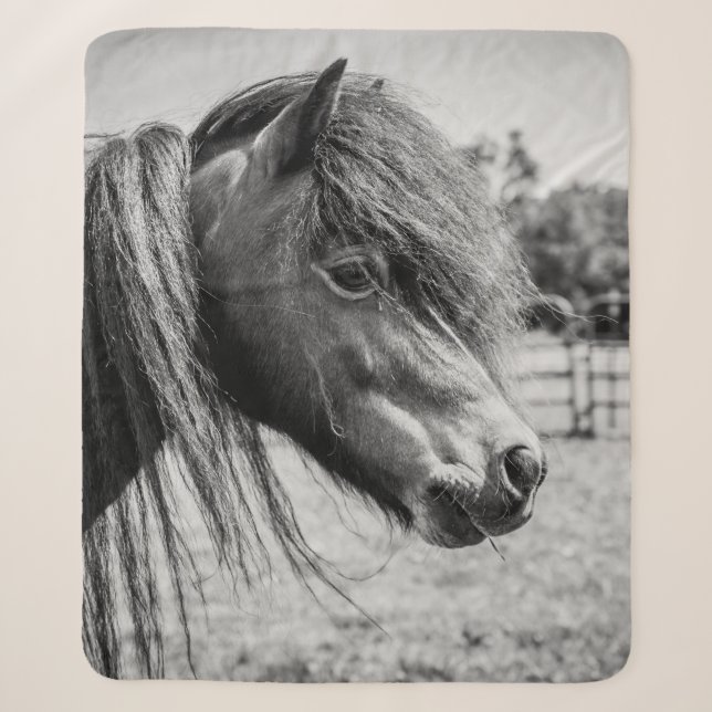 BEAUTIFUL HORSE SHERPA BLANKET (Front)