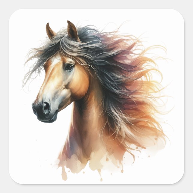 Beautiful Horse Stickers (Front)