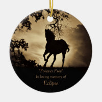Beautiful Horse Sympathy Memorial Tribute Custom