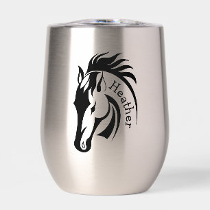 Beautiful Horse Thermal Wine Tumbler