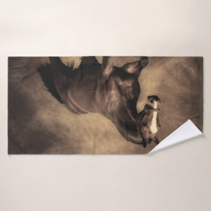Beautiful horse throw pillow
