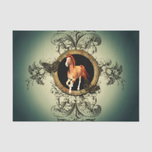 Beautiful horse tissue paper