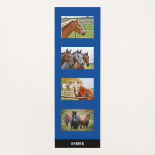 Beautiful Horses Personalized Yoga Mat