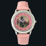 Beautiful horses pink children's watch<br><div class="desc">Beautiful horses pink children's Watch.</div>