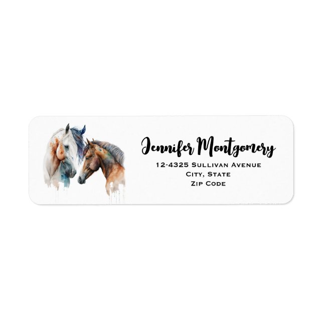Beautiful Horses Western Boho Style (Front)