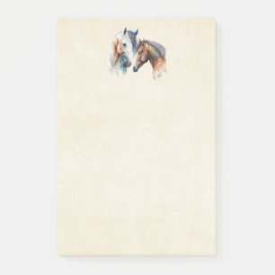 Beautiful Horses Western Boho Style Post-it Notes