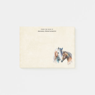 Beautiful Horses Western Boho Style Post-it Notes